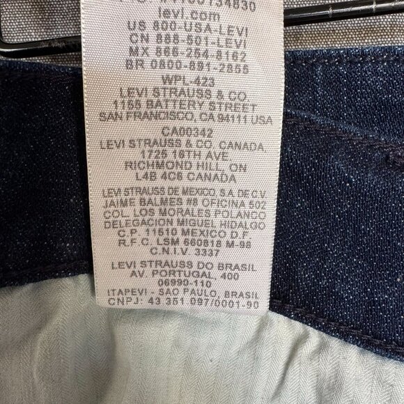 Levi's Y2K Demi Curve Classic Mid Rise Wide Leg Dark Wash Size 10 / 30 - Picture 15 of 15